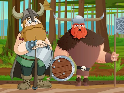 Medieval Vikings Jigsaw - browser game screenshot