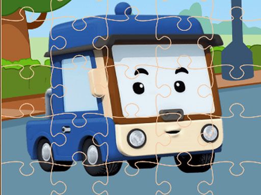ROBOCAR JIGSAW - browser game screenshot