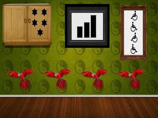 Parrot House Escape - browser game screenshot