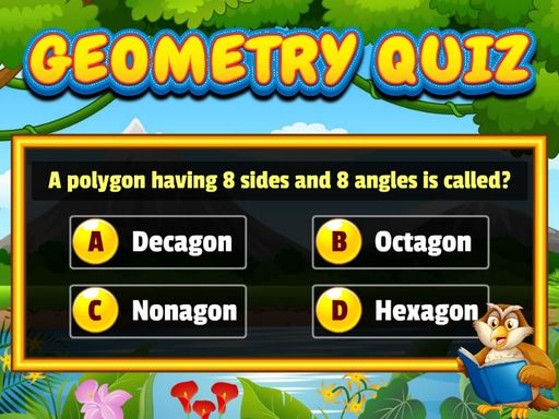 Geometry Quiz - browser game screenshot