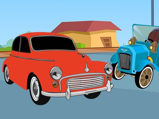 Old Timer Cars Coloring - browser game screenshot