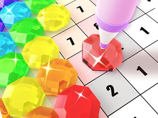Paint With Diamonds - browser game screenshot