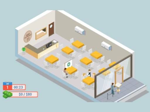 Open Restaurant Simulator - browser game screenshot