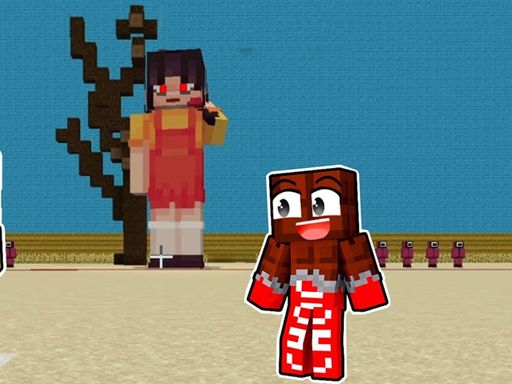 Squid Game Minecraft - browser game screenshot