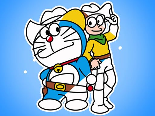 Doraemon Coloring Book - browser game screenshot