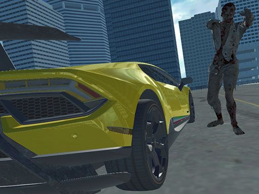 Supercars Zombie Driving 2 - browser game screenshot