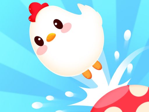 Crazy Chicken Jump - browser game screenshot