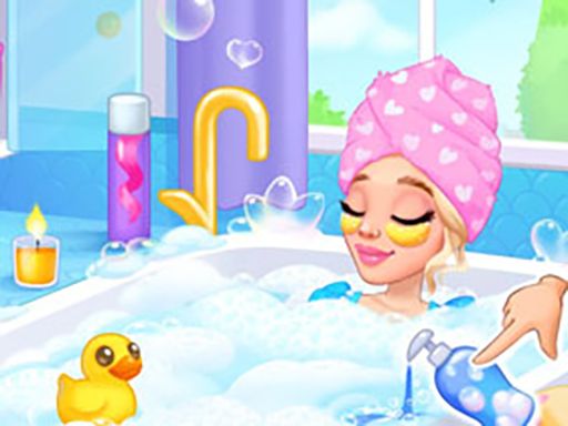 Princess Back Spa Salon Princess Back Spa Salon - browser game screenshot