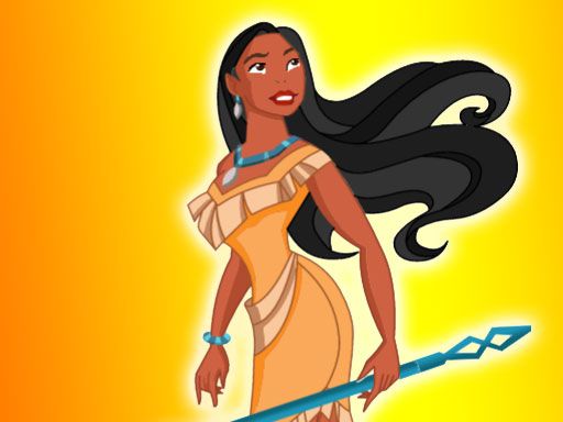 Pocahontas Dress Up - browser game screenshot