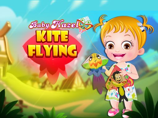Baby Hazel Kite Flying - browser game screenshot