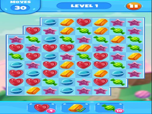 Sweet Candy Saga Light - browser game screenshot