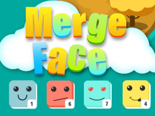 Merge Face - browser game screenshot