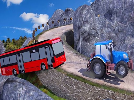 Heavy Tractor Towing - browser game screenshot