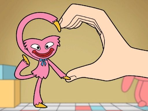 Finger Heart Monster Refil - browser game screenshot
