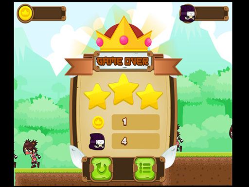 Flying Ninja - browser game screenshot
