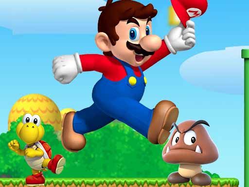 Super Mario Jump and Run - browser game screenshot