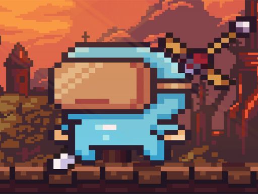 Pixel Ninja Defender Pixel Ninja Defender - browser game screenshot