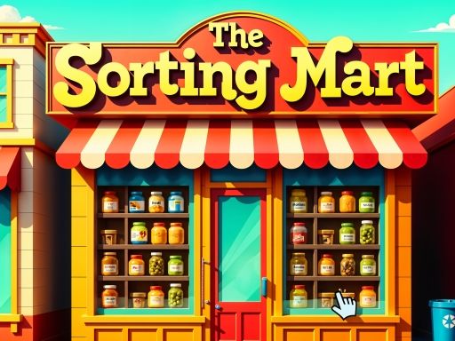 The Sorting Mart - browser game screenshot