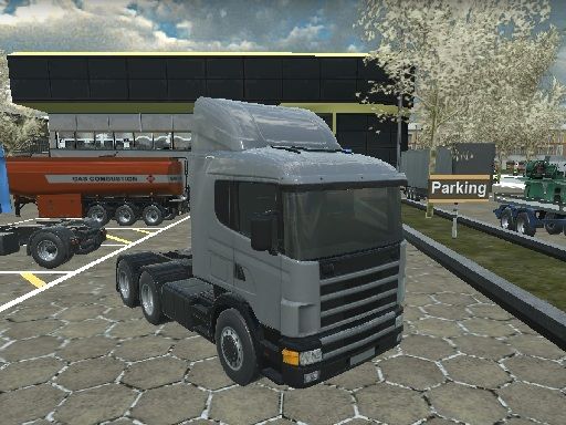 American 18 Wheeler Truck Sim - browser game screenshot