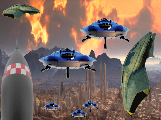 Ufo Mars - browser game screenshot
