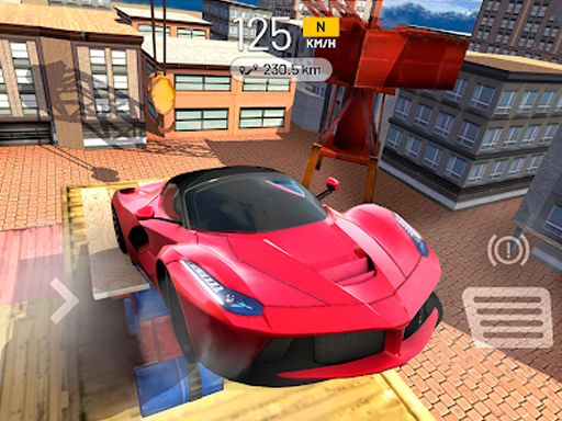 Sky Driver Car Stunt - browser game screenshot