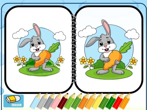 Easter Coloring - browser game screenshot