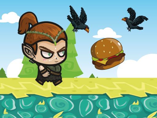 Burger Elf - browser game screenshot