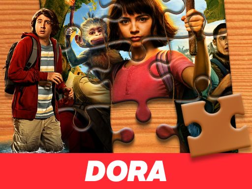 Dora and the Lost City of Gold Jigsaw Puzzle Dora and the Lost City of Gold Jigsaw Puzzle - browser game screenshot