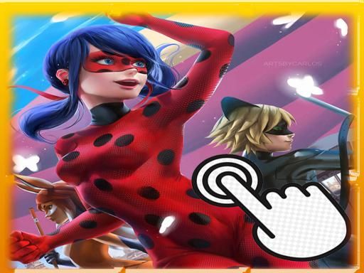 Ladybug Miraculous Match-3 - browser game screenshot