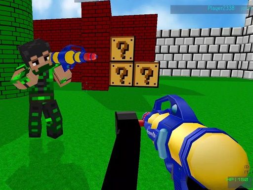 Paintball Fun 3d Pixel 2022 - browser game screenshot