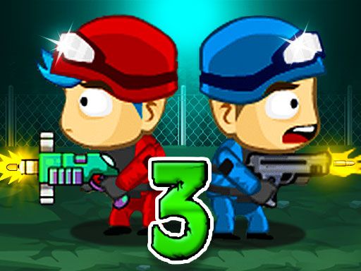 Zombie Parade Defense 3 - browser game screenshot