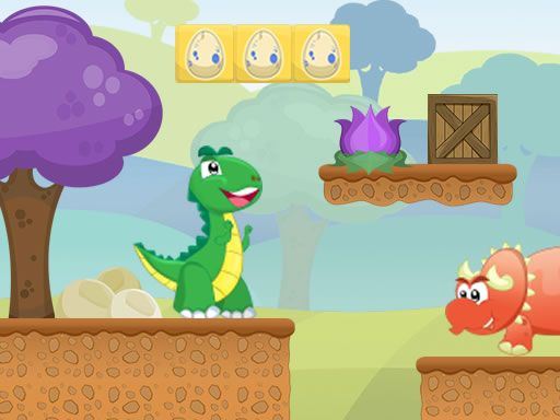 Little Dino Adventure Returns - browser game screenshot