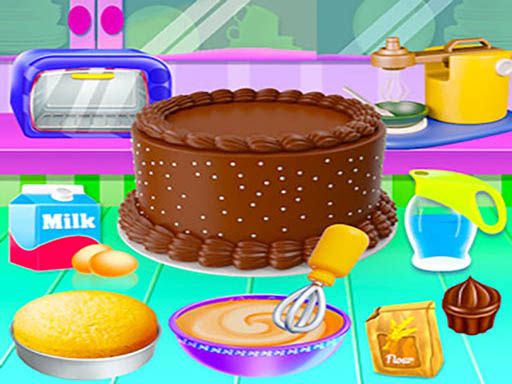Kid Cakes Maker Cooking Bakery - browser game screenshot