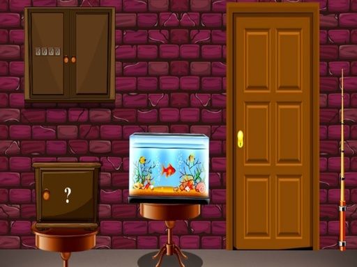 Multicolored Brick House Escape - browser game screenshot
