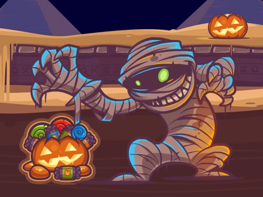 Mummy Candies - browser game screenshot