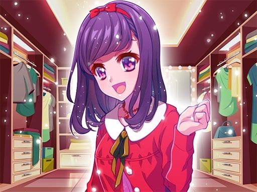 Kawaii High School Fashion - Anime Makeover - browser game screenshot