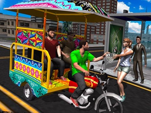 TukTuk Chingchi Rickshaw 3D - browser game screenshot