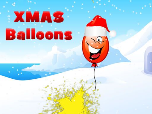 Xmas Balloons - browser game screenshot