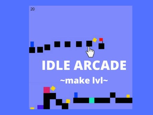 IDLE ARCADE - MAKE LVL - browser game screenshot