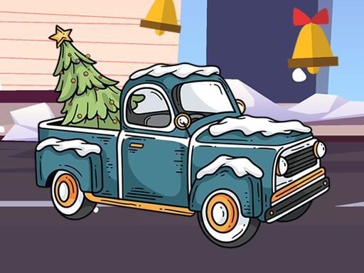 Christmas Trucks Hidden Bells - browser game screenshot