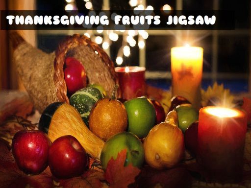 ThanksGiving Fruits Jigsaw - browser game screenshot