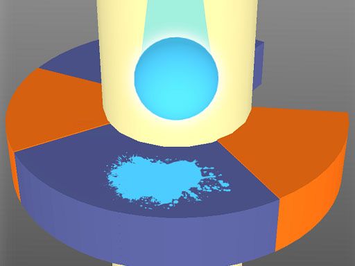 The Helix Fall Jump - browser game screenshot