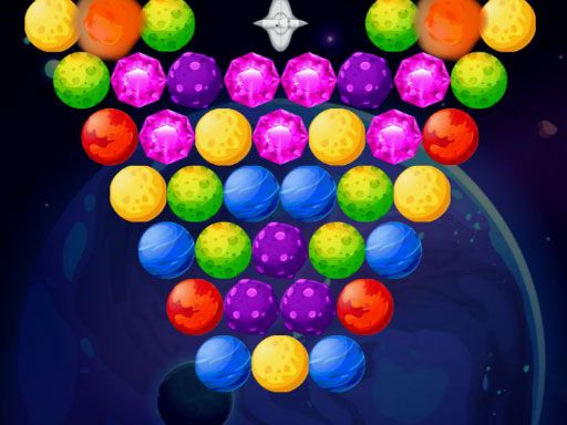 Bubble Shooter Planets - browser game screenshot