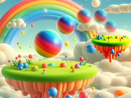 Sky Block Bounce - browser game screenshot