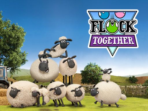 SHAUN THE SHEEP FLOCK TOGETHER - browser game screenshot