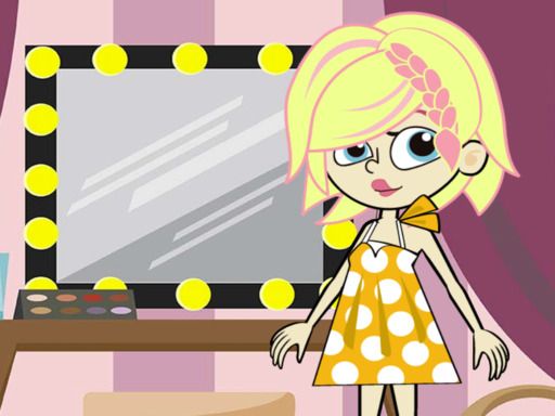Cute model girl Cute model girl - browser game screenshot