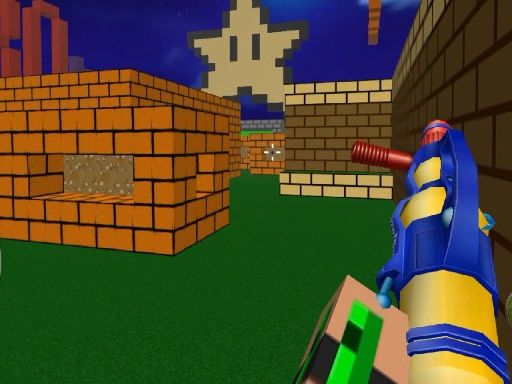 Advanced Blocky Paintball - browser game screenshot
