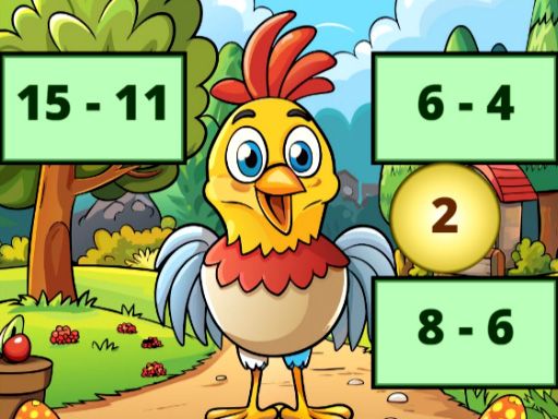 Subtraction: Bird Image Uncover - browser game screenshot