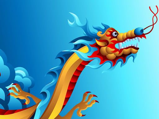 Dragon Hunt Jigsaw Dragon Hunt Jigsaw - browser game screenshot