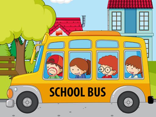 School Bus Differences - browser game screenshot